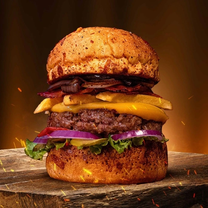 Hambúrguer artesanal Naioróbi — Armazém Bar e Burguer, Iporã do Oeste